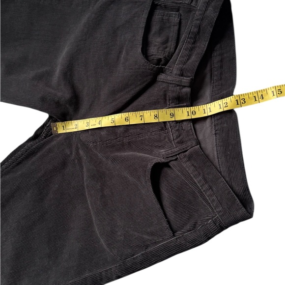 J.Galt Shanghai Men's Corduroy Pants Dark Gray Button Fly Sz S Youth Inseam 31” - Picture 2 of 12